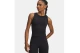 Under Armour Project Rock Seamless Γυναικεία Αμάνικη Μπλούζα Μαύρη