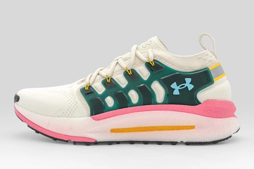 Under Armour Phantom X Ανδρικά Sneakers Λευκά, Πράσινα, Ροζ