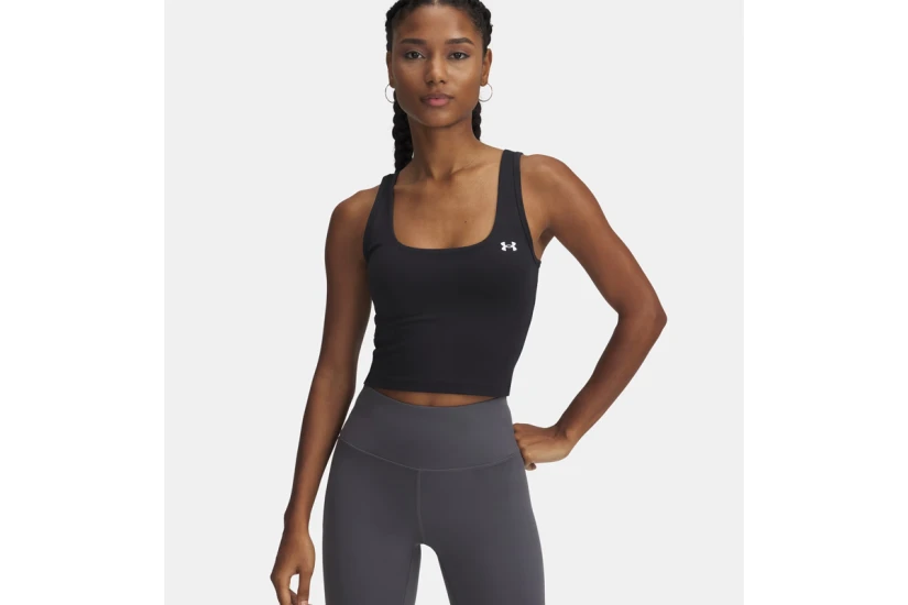 Under Armour Motion Tank Emea Γυναικεία Αμάνικη Μπλούζα Μαύρη