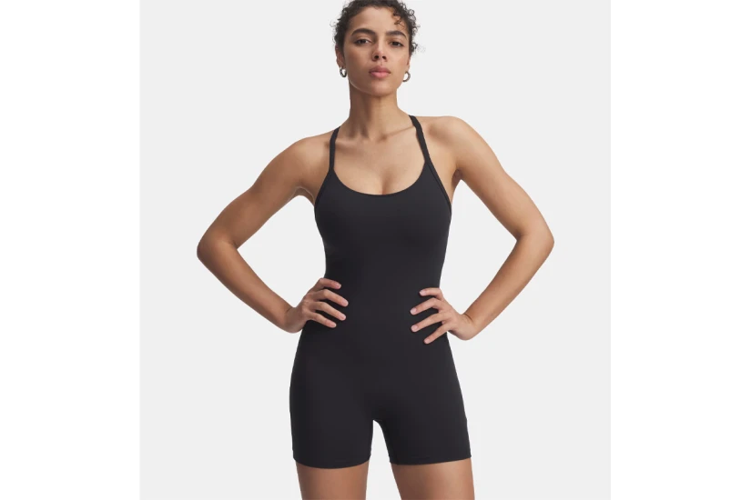 Under Armour Motion Shorts Γυναικείο Ολόσωμο Σορτς Μαύρο