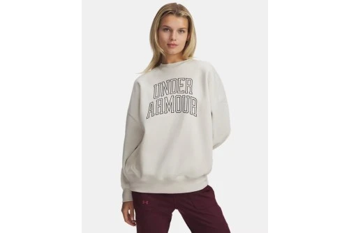 Under Armour Rival Fleece Varsity Μπλούζα Με Λαιμόκοψη Γυναικεία (6007880 110)