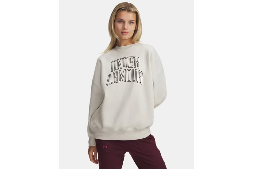Under Armour Rival Fleece Varsity Γυναικεία Μακρυμάνικη Μπλούζα