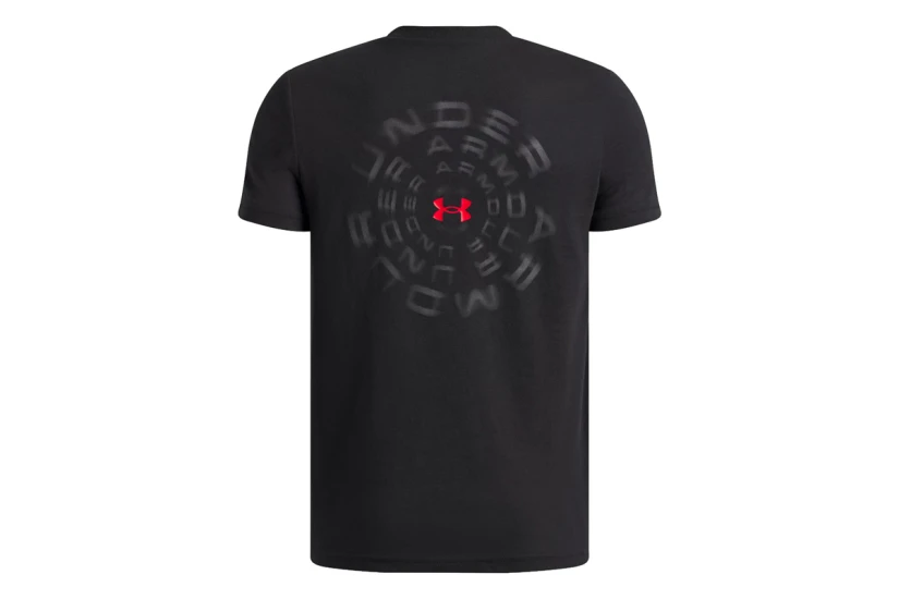 Under Armour Wordmark Blur Παιδικό Κοντομάνικο T-Shirt Μαύρο, Ανθρακί