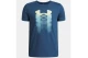 Under Armour Logo Blur Ανδρικό Κοντομάνικο T-Shirt Μπλε