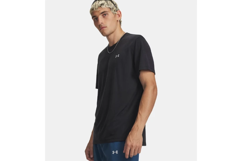 Under Armour Velociti Ανδρικό Κοντομάνικο T-Shirt Μαύρο