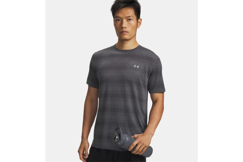 Under Armour Velociti Ανδρικό Κοντομάνικο T-Shirt Ανθρακί