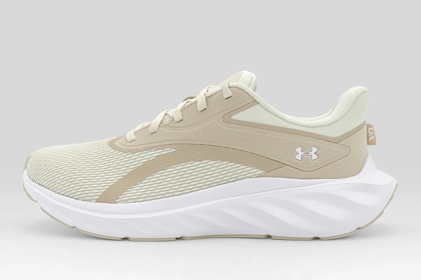 Under Armour Ascend Αθλητικά Παπούτσια για Τρέξιμο Μπεζ, Λευκά