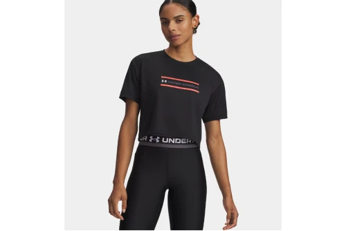 Under Armour Tech Branded Cropped T-Shirt Γυναικείο (6009987 001)