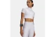 Under Armour Heatgear Γυναικείο Κοντομάνικο Crop Top Mock Λευκό