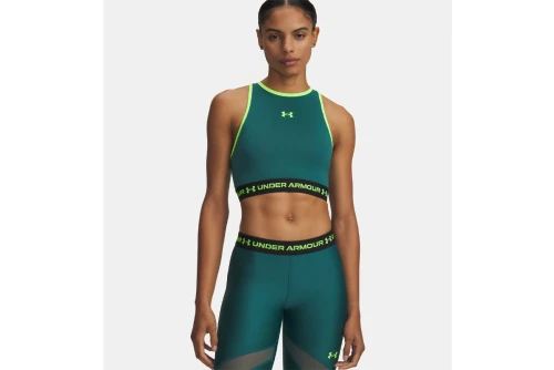 Under Armour Heatgear Mesh Crop Top Αμάνικο Γυναικείο (6010007 338)