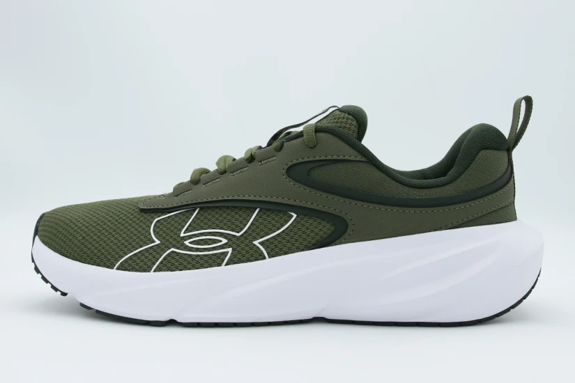 Under Armour Surge 5 Ανδρικά Αθλητικά Παπούτσια για Τρέξιμο Χακί, Λευκά