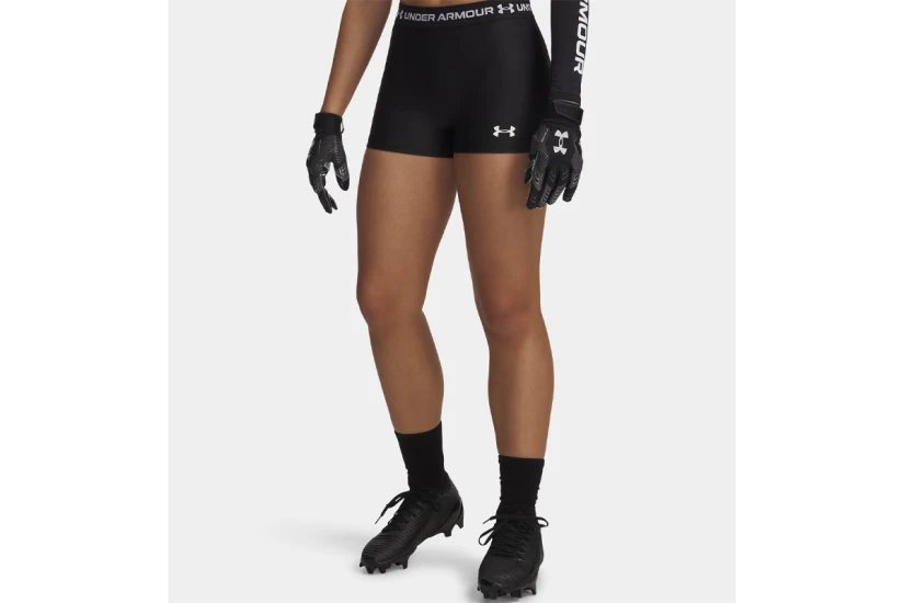 Under Armour Heatgear Γυναικείο Κοντό Κολάν Μαύρο