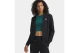 Under Armour Sport Terry Γυναικεία Βαμβακερή Ζακέτα με Κουκούλα Μαύρη
