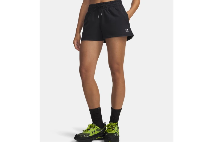 Under Armour Sport Terry Γυναικείο Αθλητικό Σορτς Μαύρο