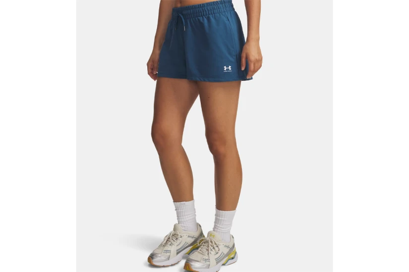 Under Armour Sport Terry Γυναικείο Αθλητικό Σορτς Πετρόλ