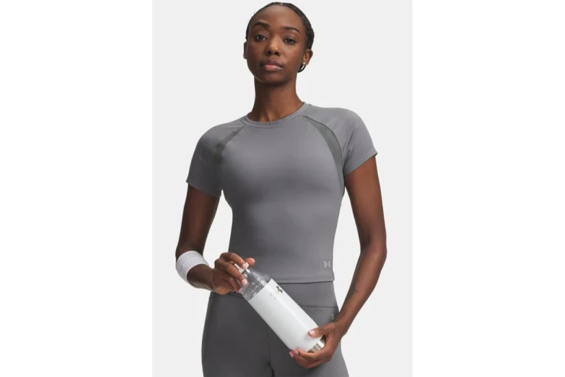 Under Armour Motion Mesh Γυναικείο Κοντομάνικο T-Shirt Γκρι