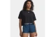 Under Armour Rival Boxy Γυναικεία Cropped Κοντομάνικη Μπλούζα Μαύρη