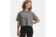 Under Armour Rival Boxy Wash Γυναικεία Cropped Κοντομάνικη Μπλούζα