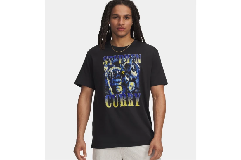 Under Armour Curry Moments Ανδρικό Κοντομάνικο T-Shirt Μαύρο