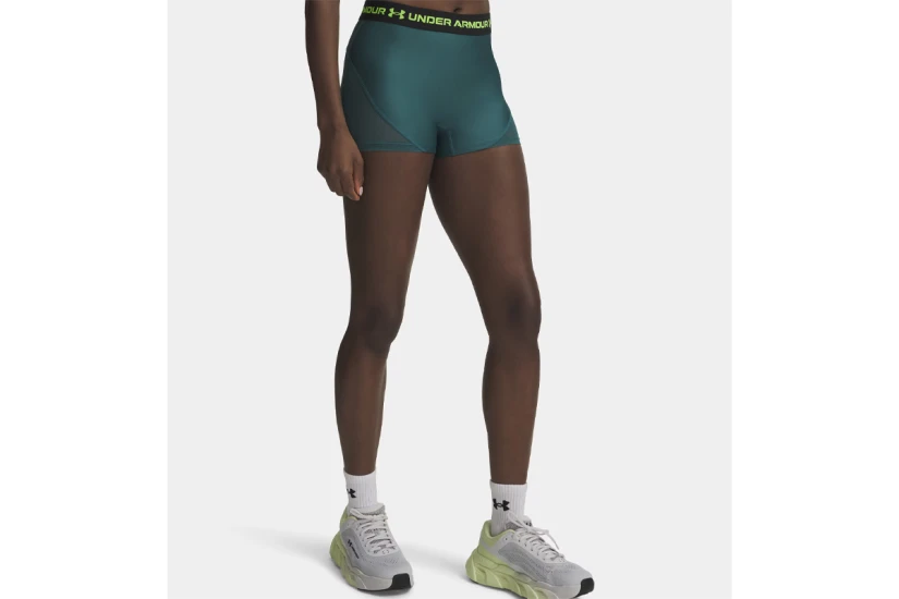 Under Armour Heatgear Mesh Shorty Γυναικείο Κοντό Κολάν Πετρόλ