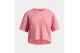 Under Armour Rival Wash Παιδικό Κοντομάνικο T-Shirt Ροζ