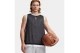 Under Armour Hoops 695 Ανδρική Αμάνικη Μπλούζα Μαύρη, Λευκή