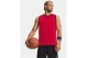 Under Armour Hoops 695 Ανδρική Αμάνικη Μπλούζα Κόκκινη, Μαύρη