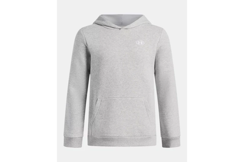 Under Armour Rival Fleece Παιδικό Φούτερ με Κουκούλα Γκρι
