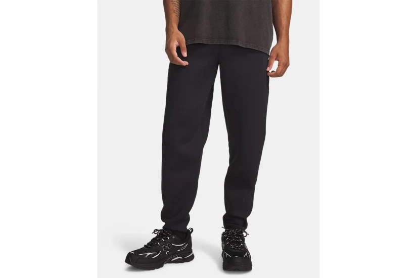 Under Armour Unstoppable Fleece Textured Ανδρικό Παντελόνι Φόρμας Μαύρο