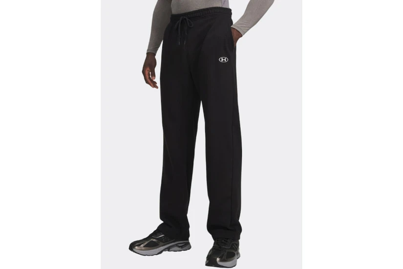 Under Armour Rival Fleece Ανδρικό Παντελόνι Φόρμας Μαύρο