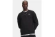 Under Armour Rival Fleece Ανδρική Μακρυμάνικη Μπλούζα με Λαιμόκοψη Μαύρη