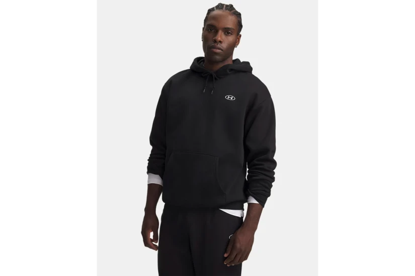Under Armour Rival Fleece Ανδρικό Φούτερ με Κουκούλα Μαύρο