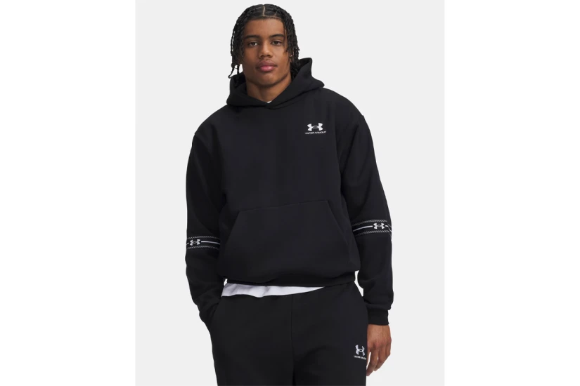 Under Armour Icon Fleece Taped Hoodie Ανδρικό (6013460 008)