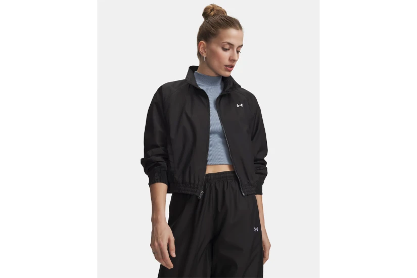 Under Armour Icon Woven Γυναικείο Ελαφρύ Μπουφάν Μαύρο