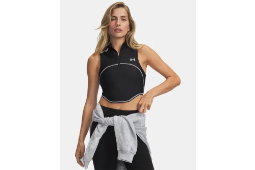 Under Armour Heatgear Crop Top Αμάνικο Γυναικείο (6013657 001)