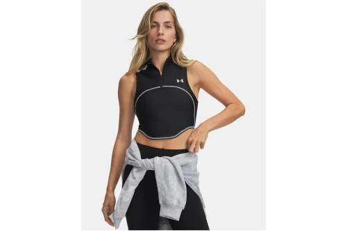 Under Armour Heatgear Crop Top Αμάνικο Γυναικείο (6013657 001)