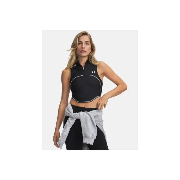 Under Armour Heatgear Crop Top Αμάνικο Γυναικείο (6013657 001)