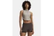 Under Armour Heatgear Γυναικείο Αμάνικο Crop Top Μπεζ