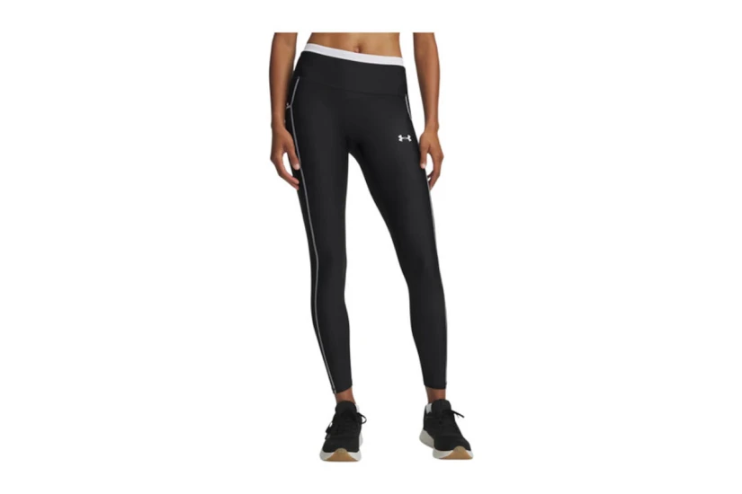 Under Armour Heatgear Novelty Γυναικείο Μακρύ Κολάν Μαύρο, Λευκό
