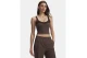 Under Armour Motion Colorblock Γυναικείο Αμάνικο Crop Top Καφέ