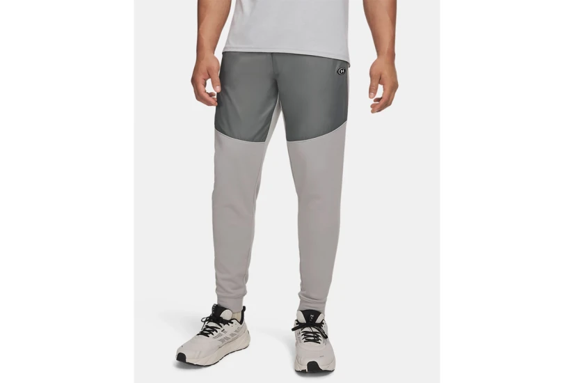 Under Armour Fleece Utility Ανδρικό Παντελόνι Φόρμας Πράσινο, Γκρι
