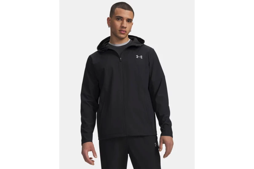 Under Armour Tech Utility Woven Ανδρικό Αντιανεμικό Μπουφάν Μαύρο