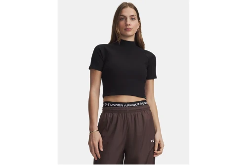 Under Armour Rib Mock Top Κοντομάνικο Με Ψηλό Λαιμό Γυναικείο (6014794 008)