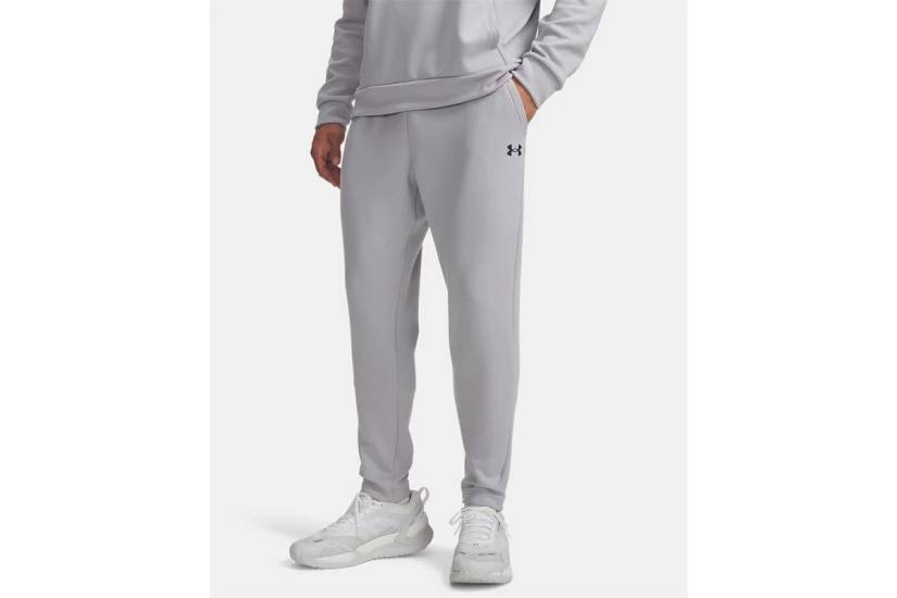 Under Armour Flex Fleece Tapered Ανδρικό Παντελόνι Φόρμας Γκρι Ανοιχτό