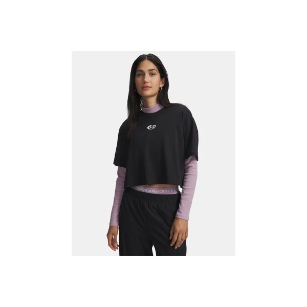 Under Armour Center Lt Cropped T-Shirt Γυναικείο (6015217 001)