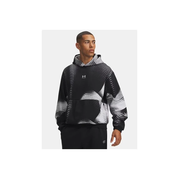 Under Armour Icon Fleece Printed Hoodie Ανδρικό (6016615 008)