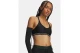 Under Armour Crossback Low Strappy Γυναικείο Μπουστάκι Μαύρο