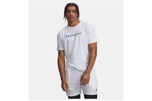 Under Armour Logo Wordmark T-Shirt Ανδρικό (6016972 100)
