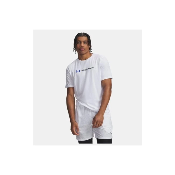 Under Armour Logo Wordmark T-Shirt Ανδρικό (6016972 100)
