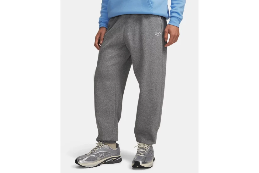 Under Armour Rival Fleece Ανδρικό Παντελόνι Φόρμας Γκρι